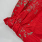 Red Floral Cotton Loungewear Pants - image 5