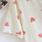 Heart Print Cotton Gauze Loungewear Set（3pcs） - image 2