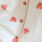 Heart Print Cotton Gauze Loungewear Set（3pcs） - image 5