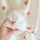 Heart Print Cotton Gauze Loungewear Set（3pcs） - image 7