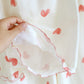 Heart Print Cotton Gauze Loungewear Set（3pcs） - image 8