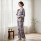 Vintage Peony Cotton Gauze Jacquard Loungewear Set - image 3