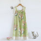 Cat Floral Print Sleeveless Nightgown - image 1