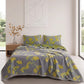 Retro Garden Flower Cotton Reversible Quilt - image 1