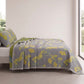 Retro Garden Flower Cotton Reversible Quilt - image 3