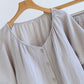 Breezy Cotton Gauze V-Neck Lounge Set - image 3
