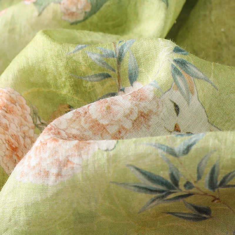Mint Floral Cat Cotton 3pcs Loungewear Set - image 6