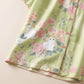 Mint Floral Cat Cotton 3pcs Loungewear Set - image 5