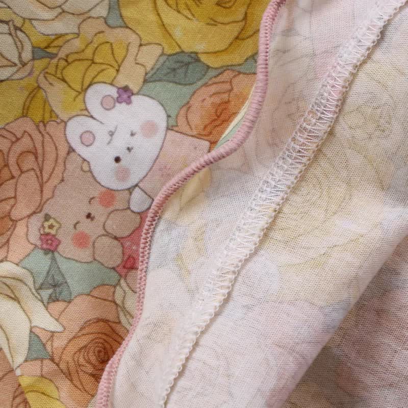 Yellow Rose Cotton 3pcs Loungewear Set - image 7