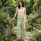 Green Cat Print Harem Loungewear Pants - image 3