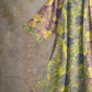 Purple Floral Cotton Kimono Robe - image 3