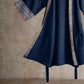 Retro Geometric Border Cotton Lounge Robe - image 4