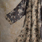 Mocha Floral Cotton Kimono Robe - image 3