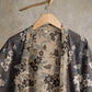 Mocha Floral Cotton Kimono Robe - image 2