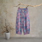 Vintage Ginkgo Leaf Cotton Lounge Pants - Purple - XL - image 5