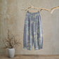 Retro Botanical Ginkgo Leaf Cotton Lounge Pants - image 1