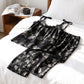 Vintage Ginkgo Leaf Cotton Cami Loungewear Set - image 2