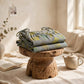 Retro Botanical Ginkgo Leaf Cotton Cami Loungewear Set - image 10