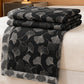 Vintage Black Ginkgo Leaf Reversible Cotton Bedding Set - image 6