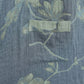 Sage Blue Floral Cotton Kimono Robe - image 2