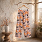 Cartoon Orange Cat Cotton Gauge Lounge Pants - image 1