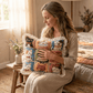 Lace‑Trim Grid‑Cat Cotton Chair Cushion - image 5