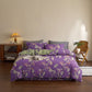 Retro Ginkgo Leaf Cotton Reversible Bedding Set - image 3