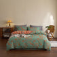 Retro Ginkgo Leaf Cotton Reversible Bedding Set - image 16