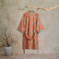 Retro Ginkgo Leaf Cotton Kimono Robe - image 17