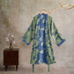 Retro Ginkgo Leaf Cotton Kimono Robe - image 27