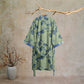 Retro Ginkgo Leaf Cotton Kimono Robe - image 23
