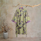 Retro Ginkgo Leaf Cotton Kimono Robe - image 29