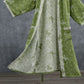 Olive Botanical Butterfly Kimono Bathrobe - image 3