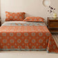 Oriental Medallion Floral Muslin Bedspread - image 1