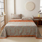 Botanical Branch Muslin Reversible Bedspread - image 1