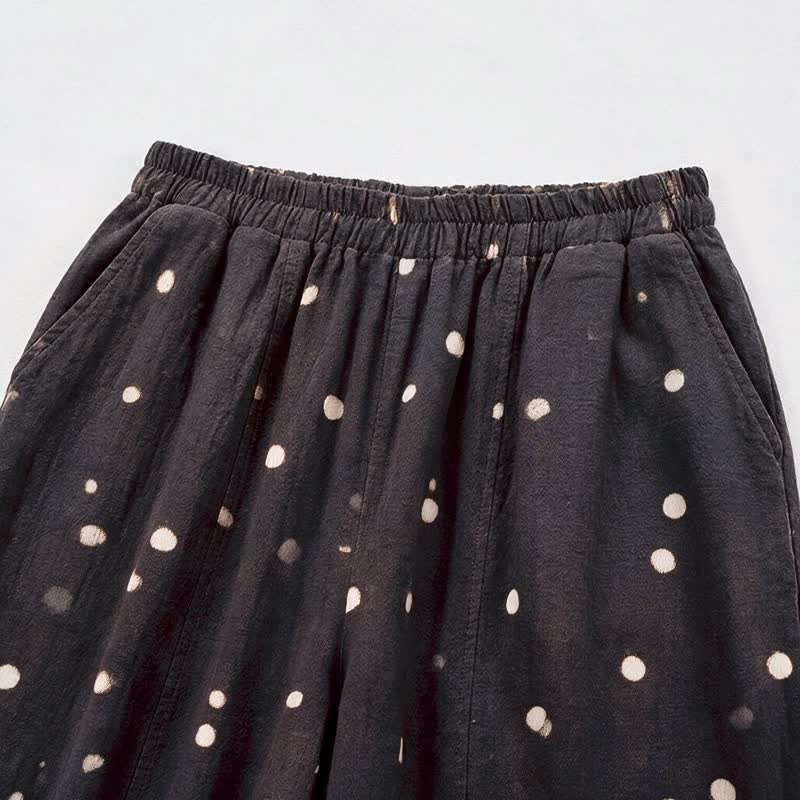 Timeless Black Polka‑Dot Lounge Pants - image 2