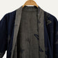 Navy Butterfly Cotton Double Gauze Kimono Robe - image 2