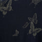 Navy Butterfly Cotton Double Gauze Kimono Robe - image 6