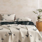 Monochrome Butterfly Cotton Gauze Quilts - image 7