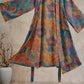 Vintage Flower Cotton Kimono Robe - image 8