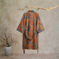 Vintage Flower Cotton Kimono Robe - image 1