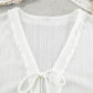 White Ruffle Cotton Loungewear Set - image 6