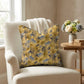Golden Ginkgo Leaf Cotton Gauze Pillow - image 2