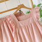 Breezy Ruffle Trim Cotton Lounge Set - image 4