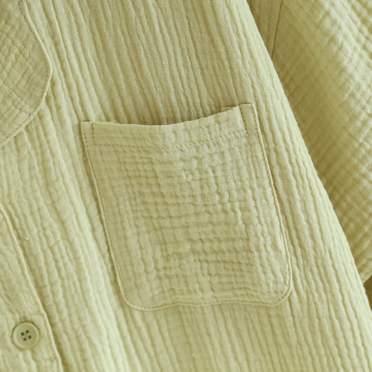 Cotton Gauze Button Front Loungewear Set - image 16