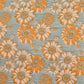 Vintage Orange Sunflower Cotton Blanket - image 7