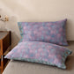 Muted Vintage Ginkgo Leaf Cotton Bedding Set - Purple - 2PCS Pillowcases - 40" x 20" - image 2
