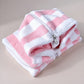 Pink‑White Striped Dog Bath Robe - image 3