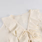 Romantic Ruffle Tie‑Front Loungewear Set - image 2