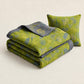 Green‑Gray Ginkgo Leaf Cotton Blanket - image 2